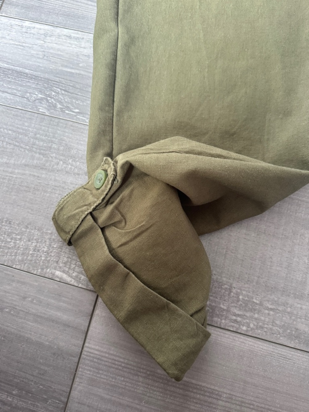 Joe fresh linen blend pants green - Picture 2 of 5